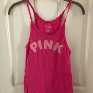 PINK Victoria’s Secret Tank Top in Hot Pink